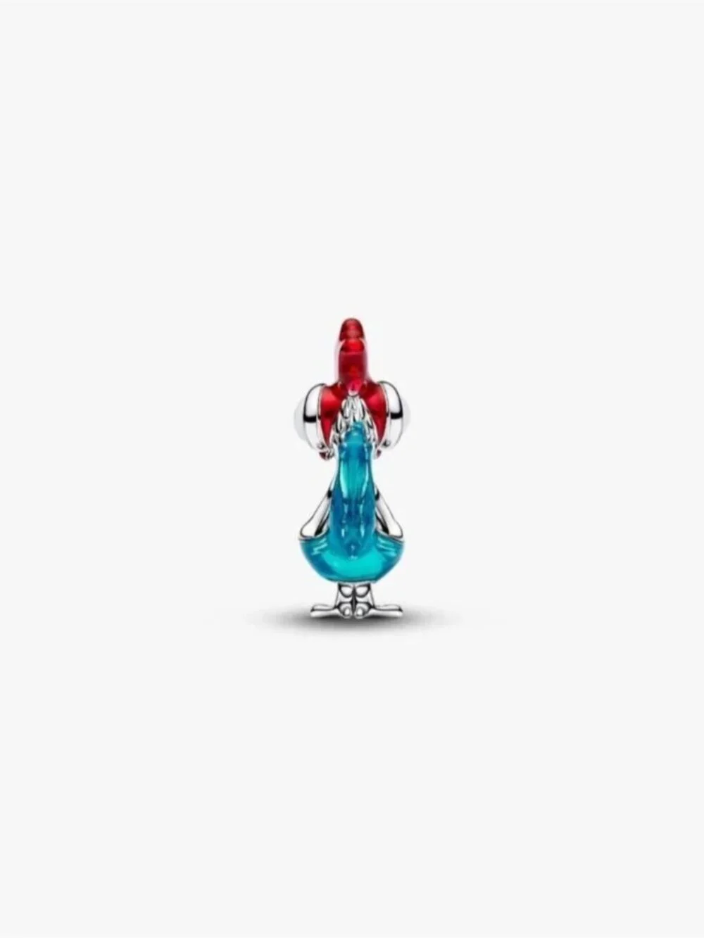 Pandora Style Colorful Enamel Rooster Charm Bead - Picture 4 of 4